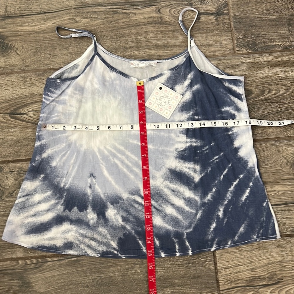Tie dye spaghetti strap shirt